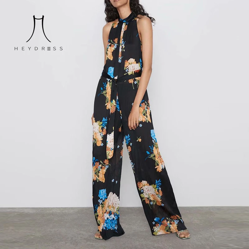 Heydress женская летняя блузка на бретелях Свободные Комбинезоны с цветочным