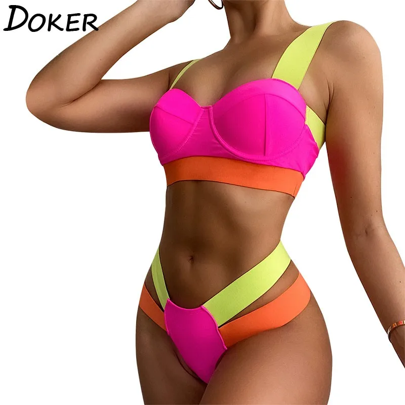 

Сексуальный пуш-ап мини бикини набор женский 2021 летний купальник с низкой талией Бразильский купальный костюм купальник женский пляжный би...