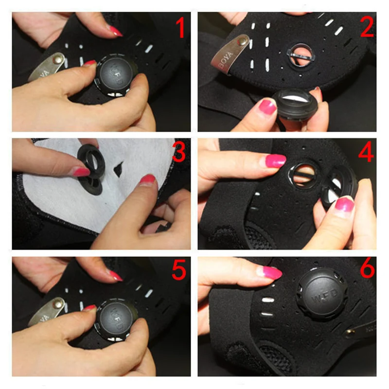 Мотоциклетная маска от пыли велосипедная Спортивная защитная для езды на