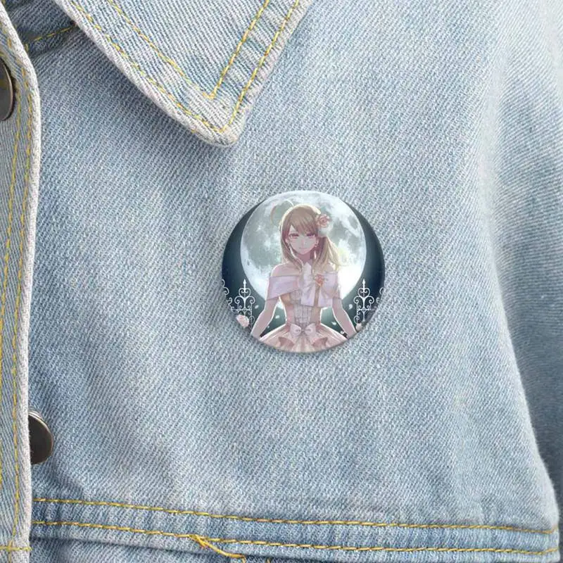 Брошь в виде иконы из аниме данганронпа значки Монокума наеги Макото киригири