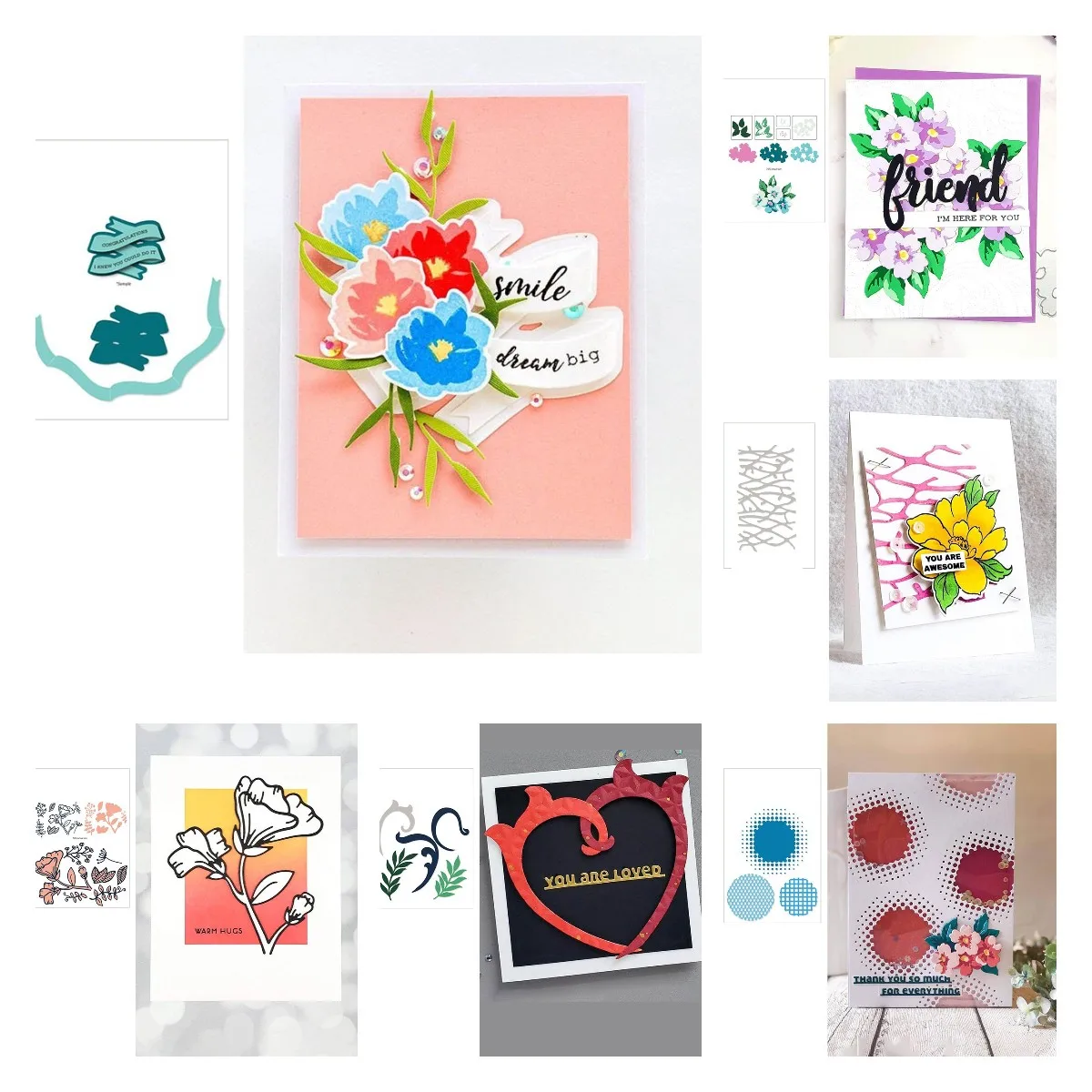 

Leaf Love Flower Plant Seaweed Cutting Dies Scrapbook Dariy Decoration Stencil Embossing Template DIY Greeting Card Handmade