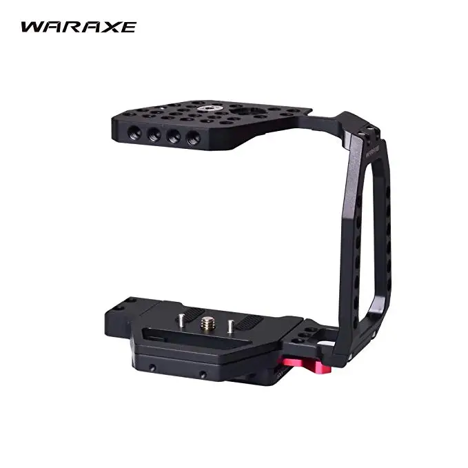 Клетка WARAXE BMPCC 4k встроенная QR пластина подходит для Arca Swis полная клетка