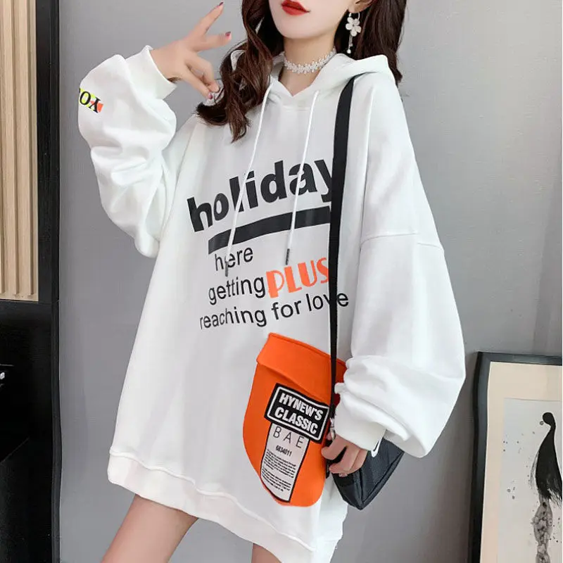 

Cotton large size hooded vests women tide ins spring and autumn 2021 new Korean fashion Joker foreign style design jacket