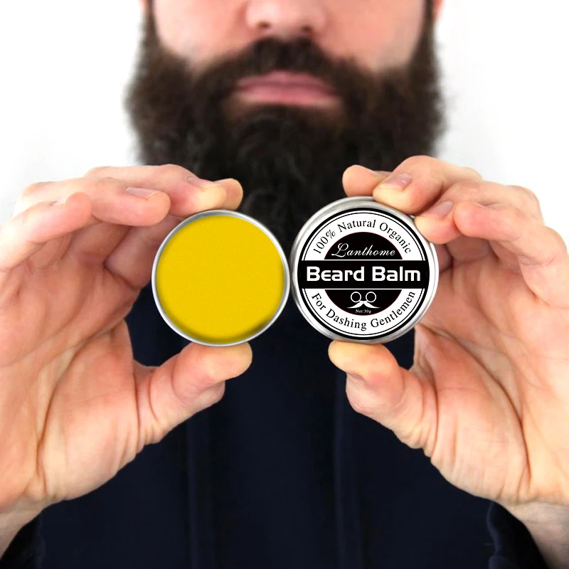

Professional Natural Beard Conditioner Beard Balm For Beard Growth & Organic Moustache Wax For Beard Smooth Styling Accessories