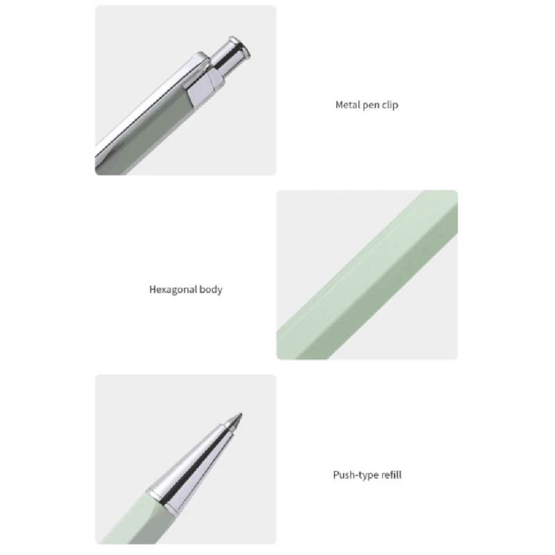 

Stylish Simple Ballpoint Pen Press to Close/Open Portable Sketching Drawing Pen