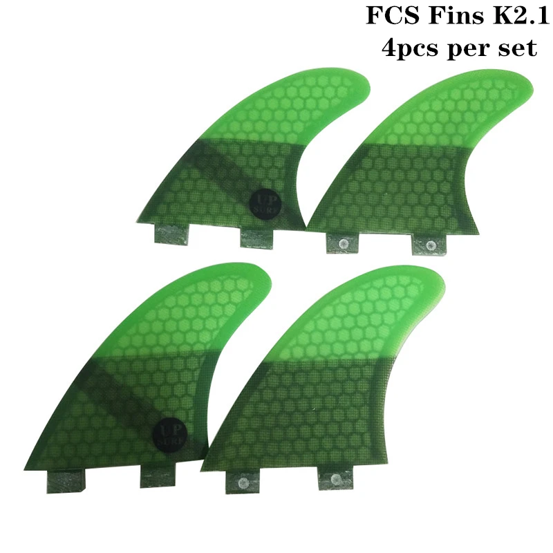 Плавник для серфинга FCS K2.1 плавники голубого/зеленого/Красного/черного цвета