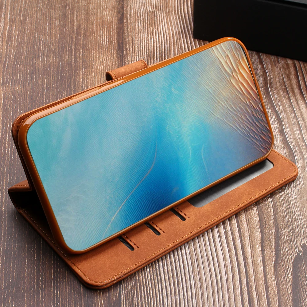 Кожаный чехол для iPhone 7 8 6 Plus X XS 11 Pro Max держатель карт откидная крышка plus кошелек