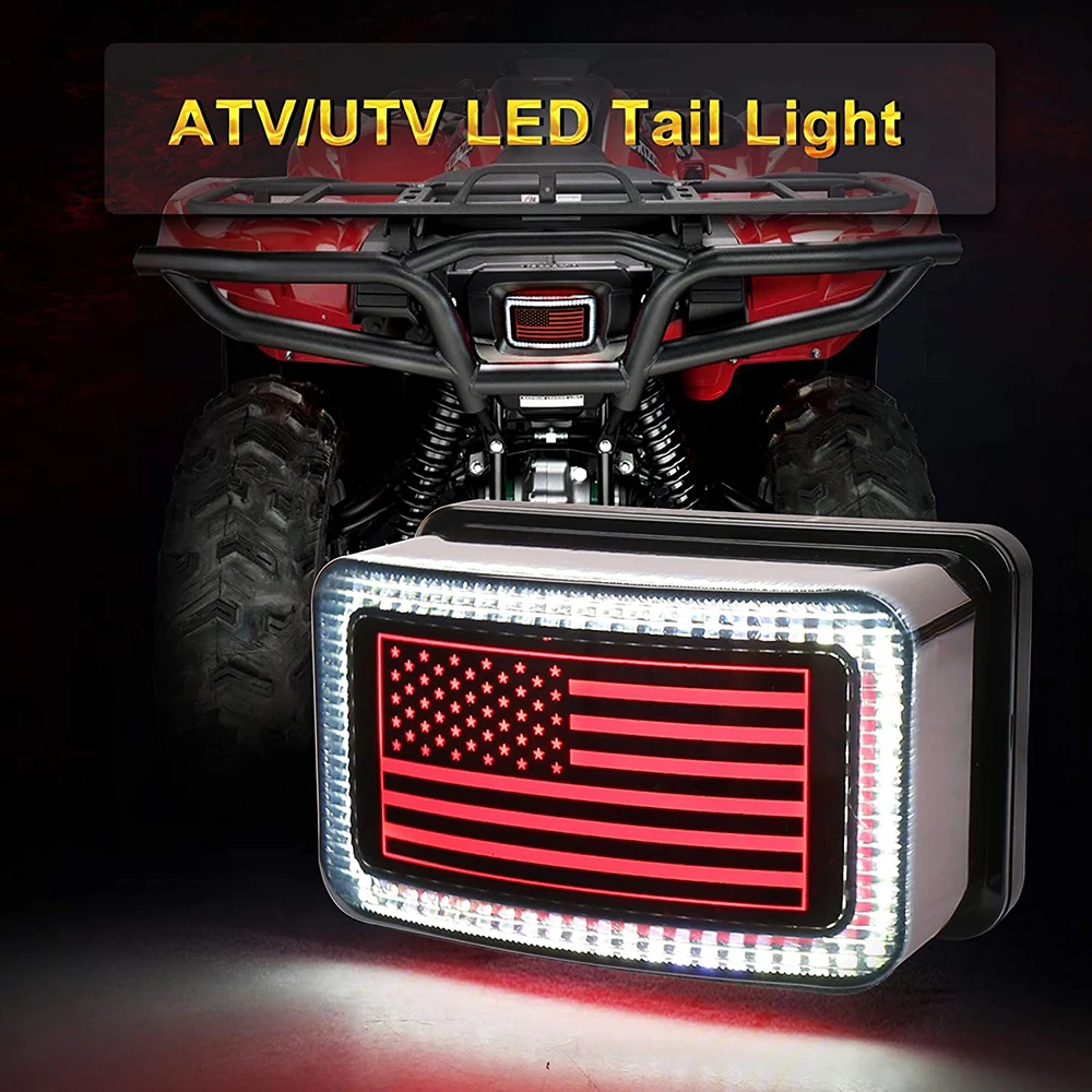 Светодиодный задний фонарь совместимый с ATV UTV-Yamaha Grizzly Viking Rhino Big Bear Kodiak Bruin Wolverin