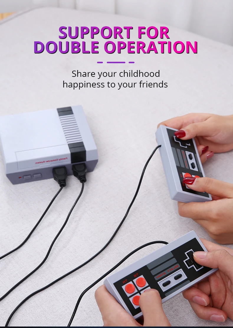 Мини ТВ Видео игровой консоли, портативные игровые консоли для NES модель для NES 620 AV игровые консоли с розничными коробок горячая распродажа