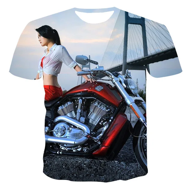

LIASOSO Leisure-M-Men-Heavy-Metal-T-shirt-2021-Summer-Vintage-Streetwear-Locomotive-3d-Print-T-shirt Men Clothing