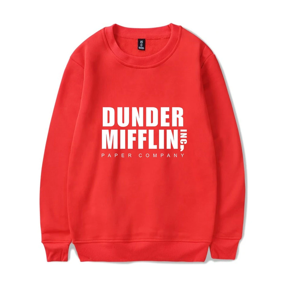 Свитшот женский Dunder Mifflin с длинным рукавом круглым вырезом | Мужская одежда