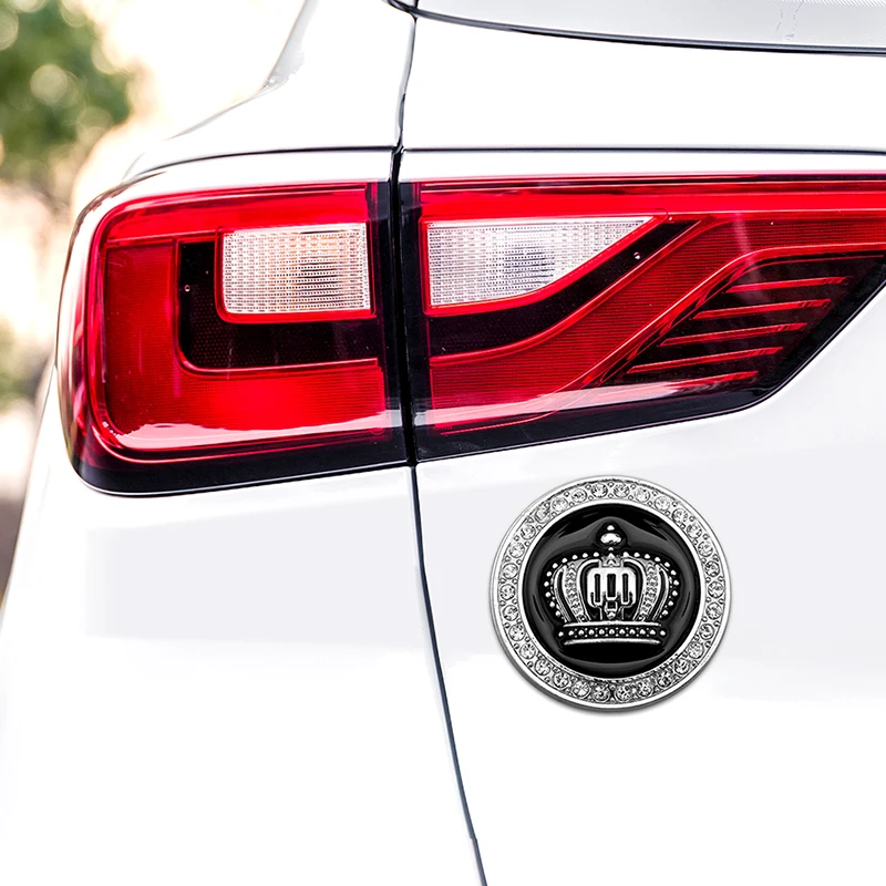 Эмблема в виде короны с бриллиантами для BMW F10 F11 F15 Mercedes Benz W203 W204 W168 Mazda cx9