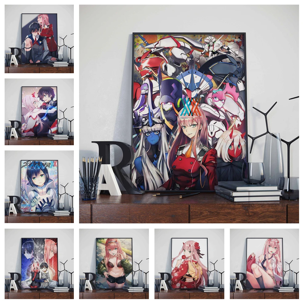 Классическая Аниме Картина с мультяшным рисунком Dear in the FRANXX художественный