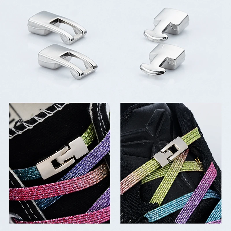 

Fashion Shoelaces Buckle Metal Shoelaces Cross buckle Accessories Metal Lace Lock DIY Sneaker Kits Metal Lace Buckle 1 pair