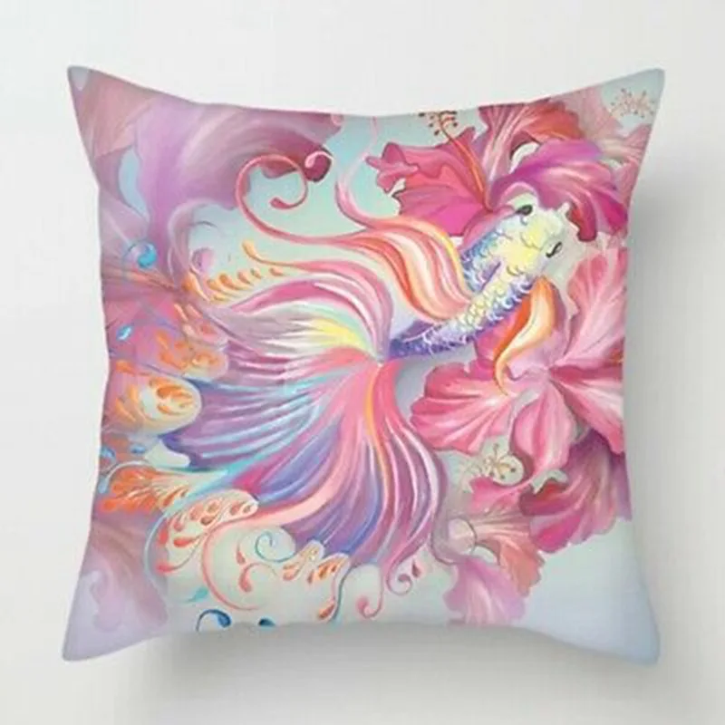 Современная искусственная Цветочная наволочка декоративный домашний декор