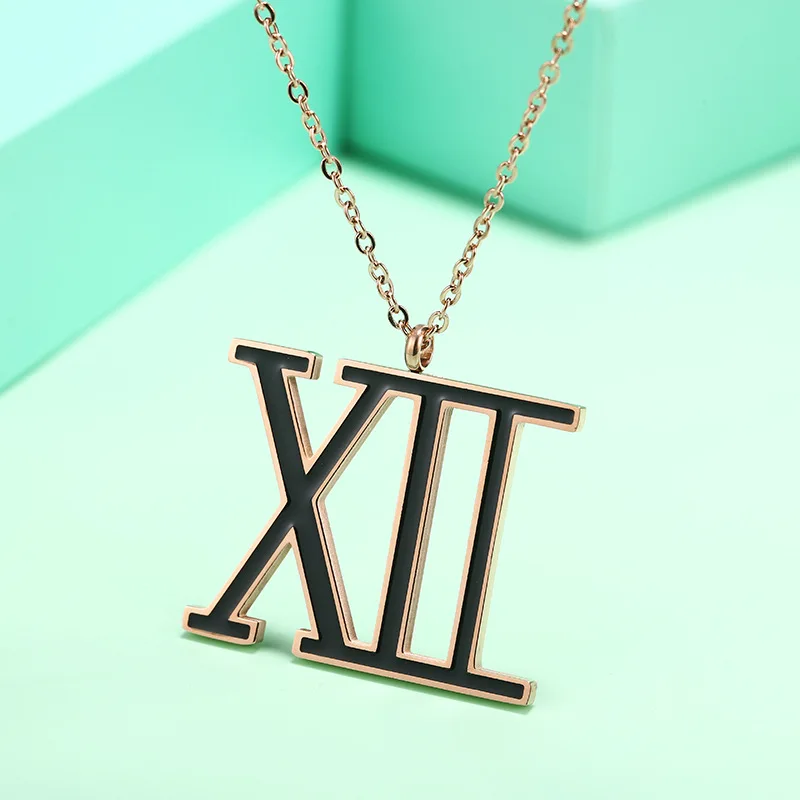 Женское Ожерелье свитер из нержавеющей стали ожерелье с буквами и кубическим