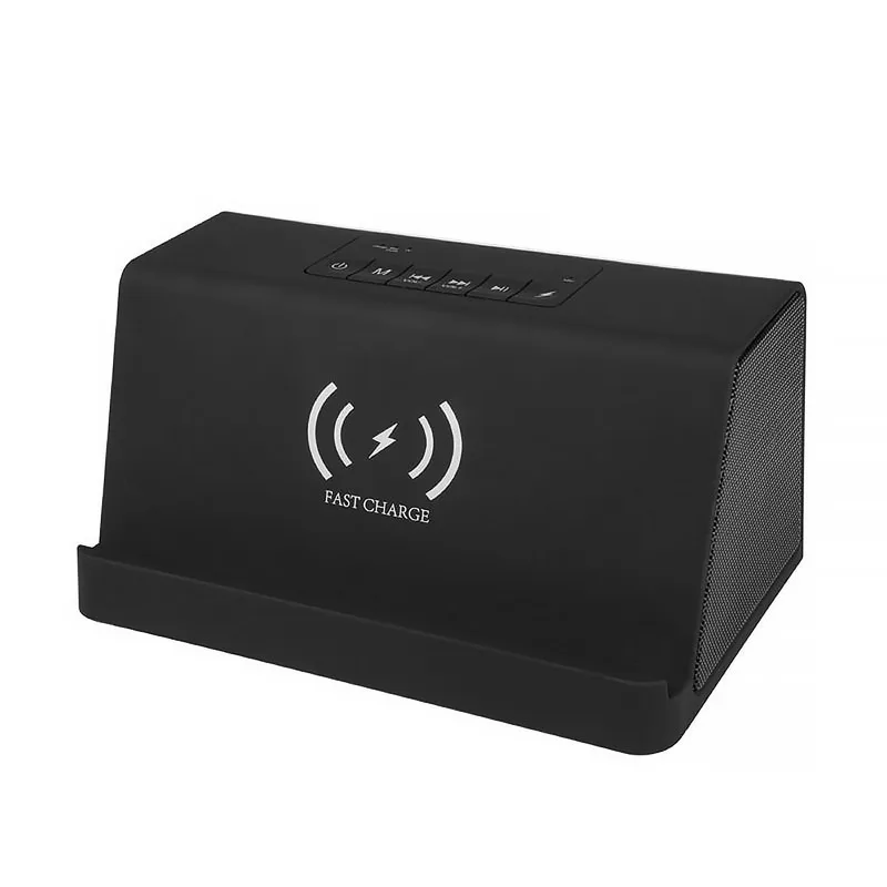 

Bluetooth Fast Wireless Charger Stereo Bluetooth Speaker with Phone Stand Wireless Stereo Bass Card Bass Gun