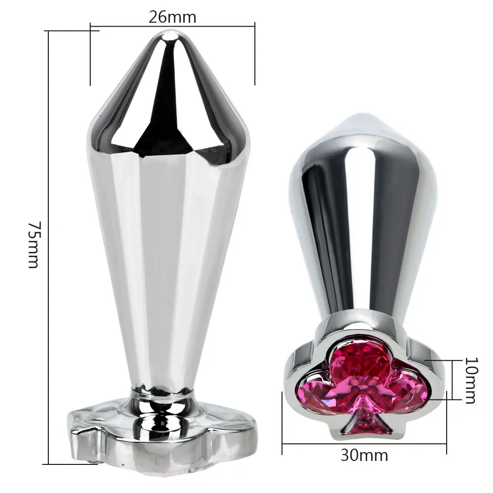 IKOKY металлическая Анальная пробка массажер простаты стимуляция ягодиц