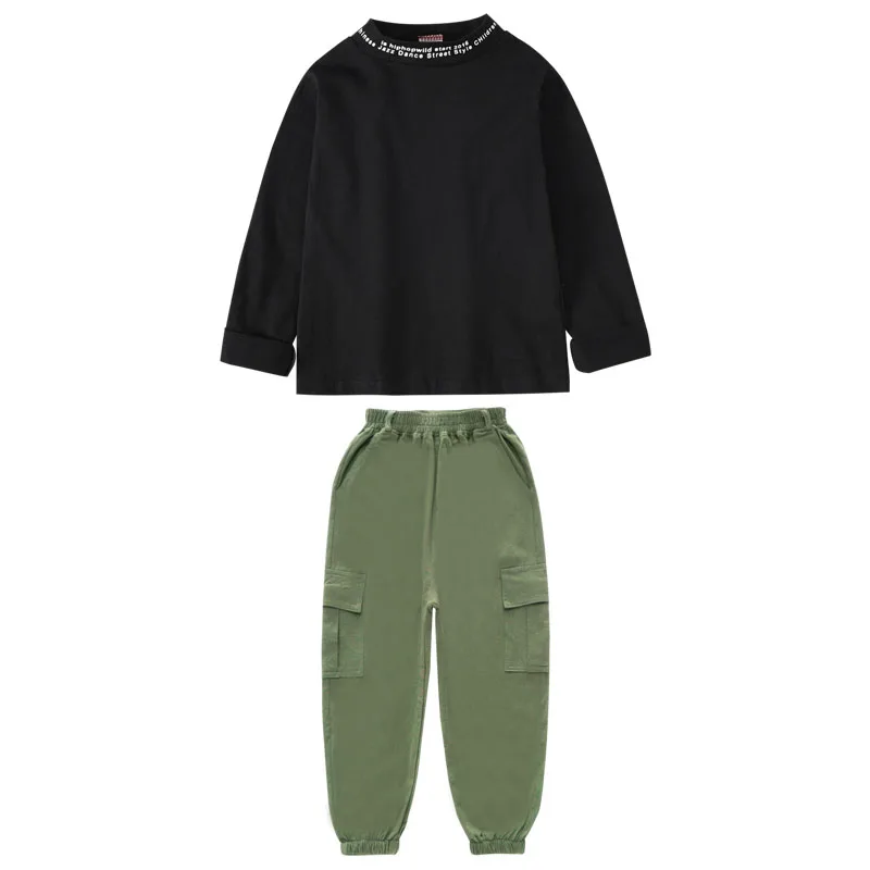 

2020 Modern Street Dance Clothes For Kid Hip Hop Suit Children'S Day Catwalk Show Outfit Girls Jazz Dance Performance Clothes