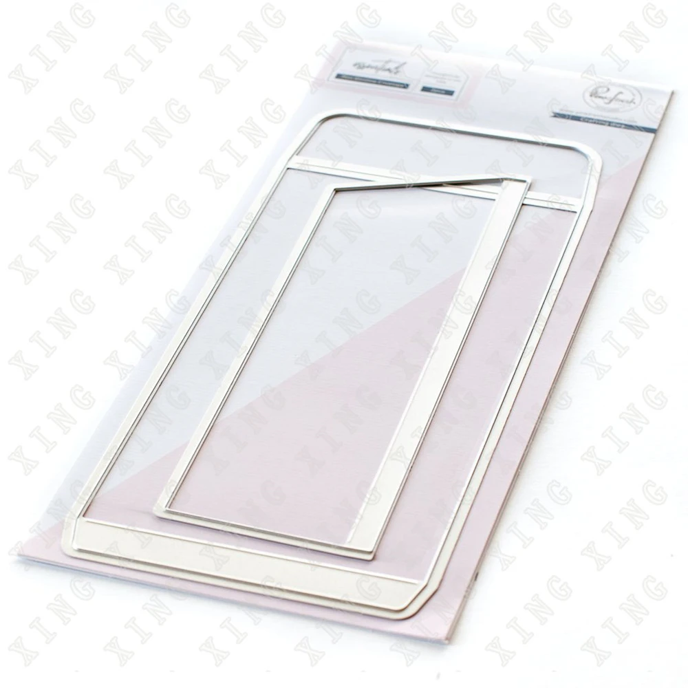 

Hot Sale Mini Slimline Envelope New Metal Cutting Dies Scrapbook Diary Decoration Embossing Template Diy Greeting Card Handmade