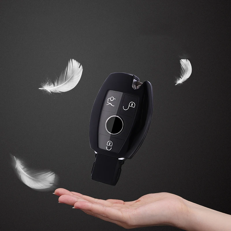 Чехол для автомобильного ключа из поликарбоната и ТПУ Mercedes Benz C Class W205