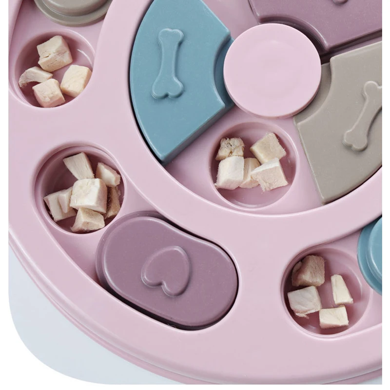 

Pet Supplies Puzzle Dog Toy Training Pet Bowl Funny Eating Food Dish Puppy Playing Game Cat Pet Toys Slow Dispensing Feeding