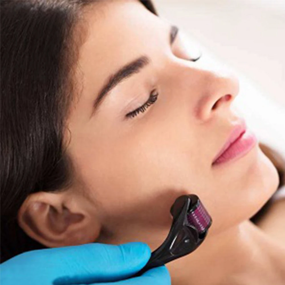 Дерма ролик 540 микроedle комплект для лица тела микродермабразия косметический