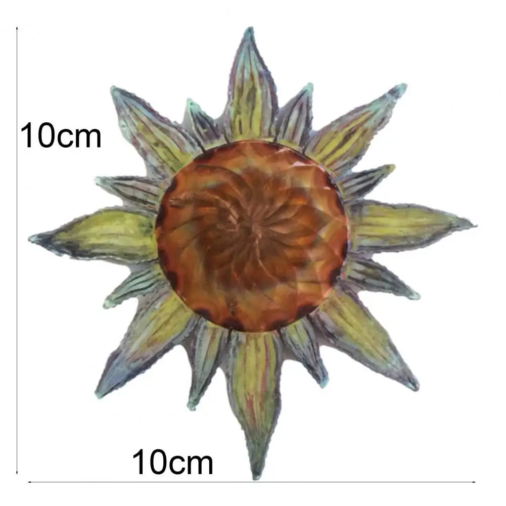 

50%HOTSun Pendant Multi-Color Hanging Decor No Odor Acrylic Sun Wall Art Decor for Patio