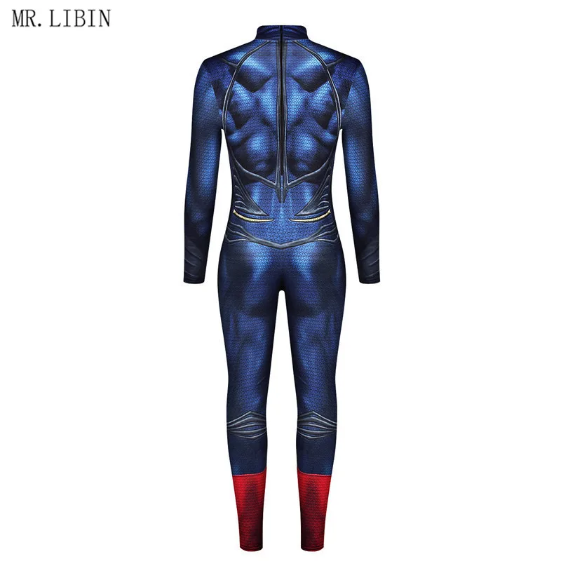 MR.LIBIN новинка супер герой Супермен косплей костюмы для мужчин комбинезон мускул с