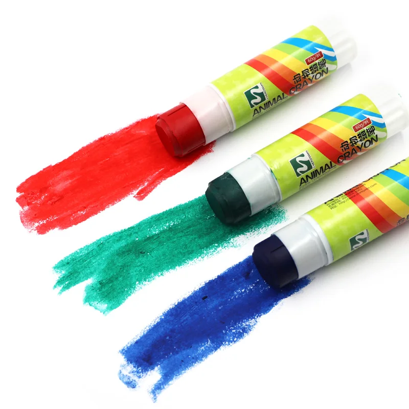 

3 Pcs Farm Animals Crayon Multi-Colored Marking Pen 3 Colors Red Blue Green Identify Pen for Pig Cow Sheep Pet Wool Colorful