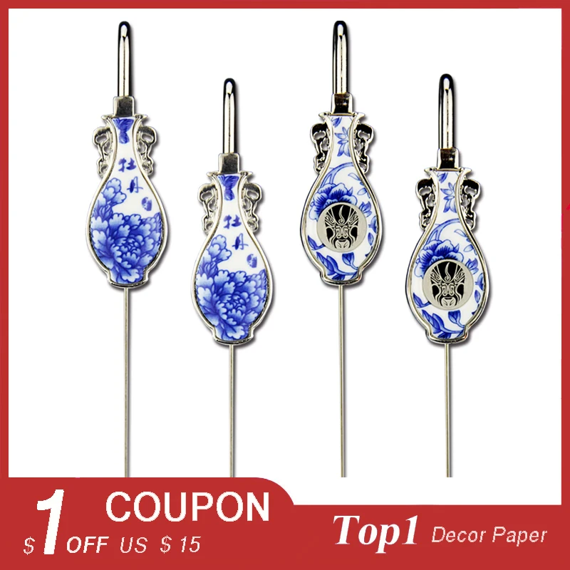 Фарфоровая Закладка Tangfoo школьные металлические закладки для книг детей синие