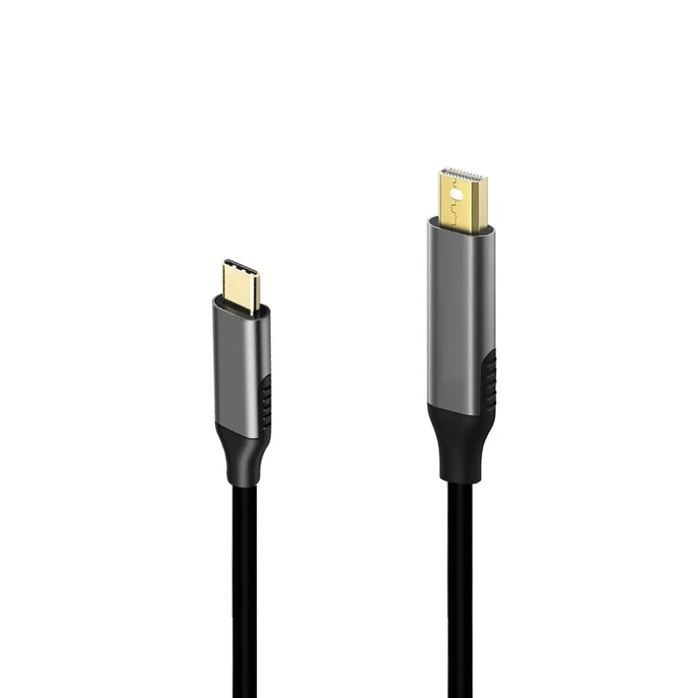 Кабель-переходник USB-C/Mini DisplayPort Thunderbolt 3 1 8 м в оплетке 4K | Электроника