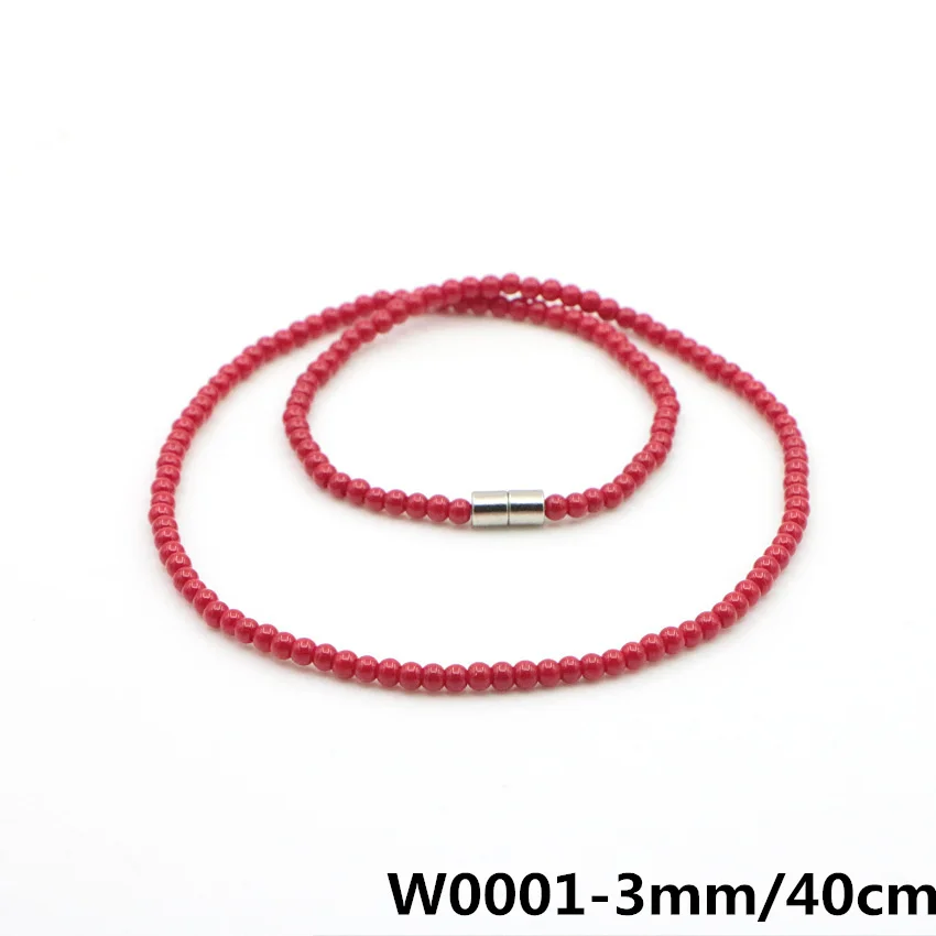 Ожерелье и серьги с красным жемчугом кораллового цвета 6-14 мм | Украшения