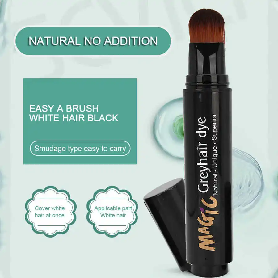 20 мл одноразовая палочка для окрашивания волос мгновенное покрытие белых