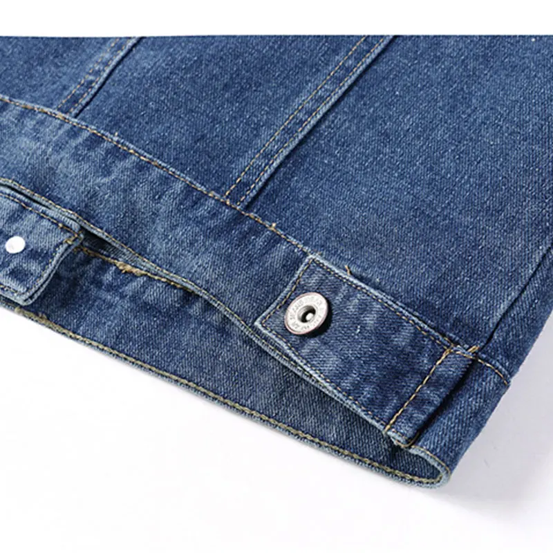 Куртка женская с круглым воротником джинсовая|Женские куртки| |