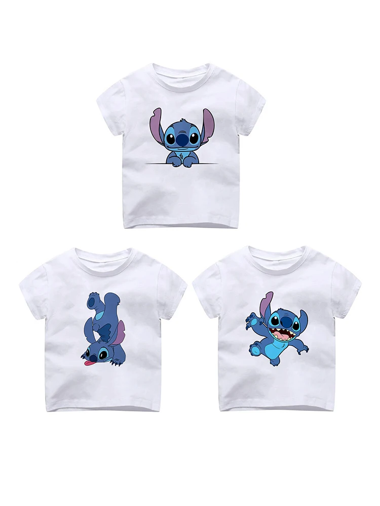 

Белые популярные детские футболки Disney, удобная одежда, детская футболка из 3 предметов, футболка с принтом челнока, изысканный короткий рука...