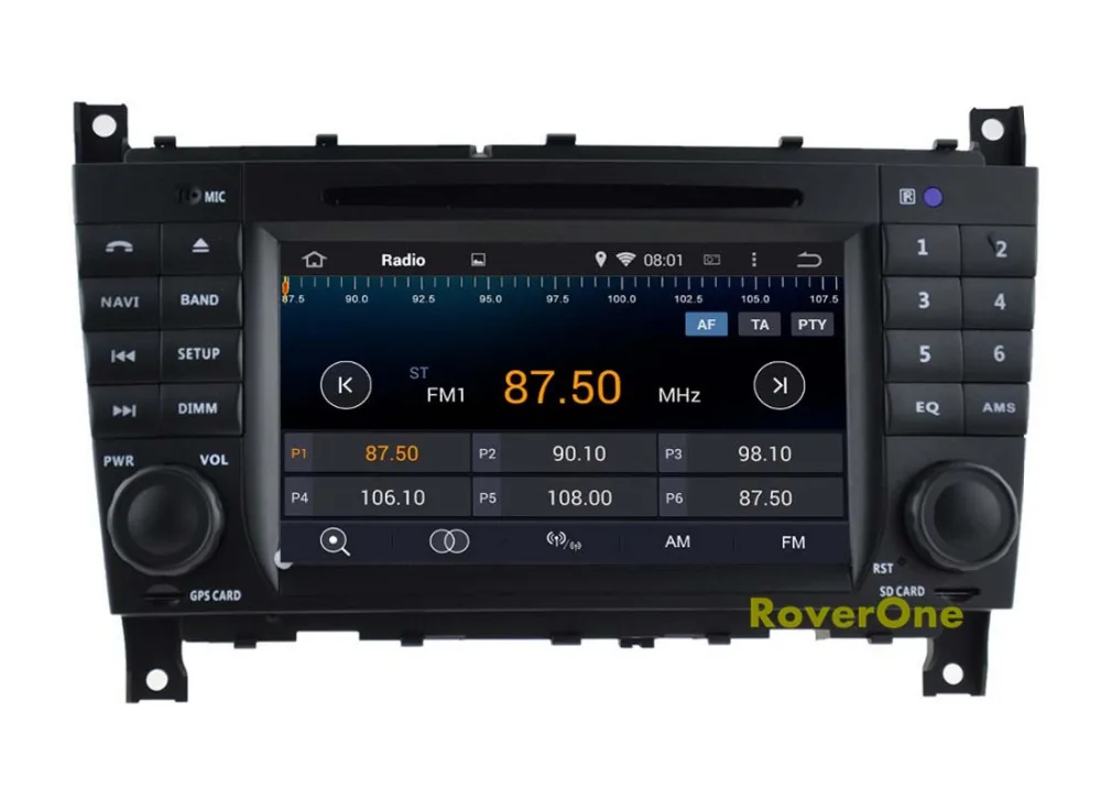 Для Mercedes CLK350 CLK430 CLK500 CLK550 CLK55 CLK63 W219 Android 8 1 Авто Радио DVD Стерео GPS навигация