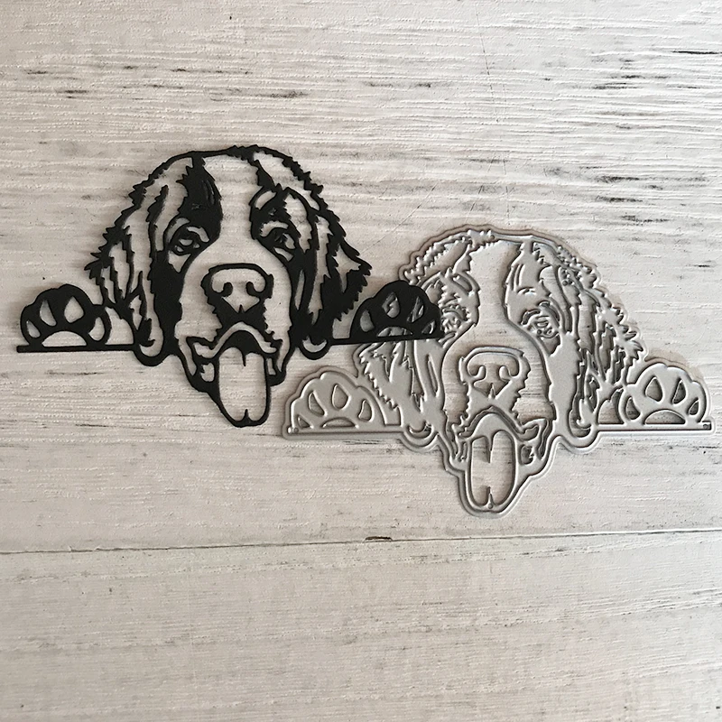 

MEET HUANG Dog Metal Cutting Dies for DIY Scrapbooking Paper Cards Making Decorative Crafts 2021 New Cut Die