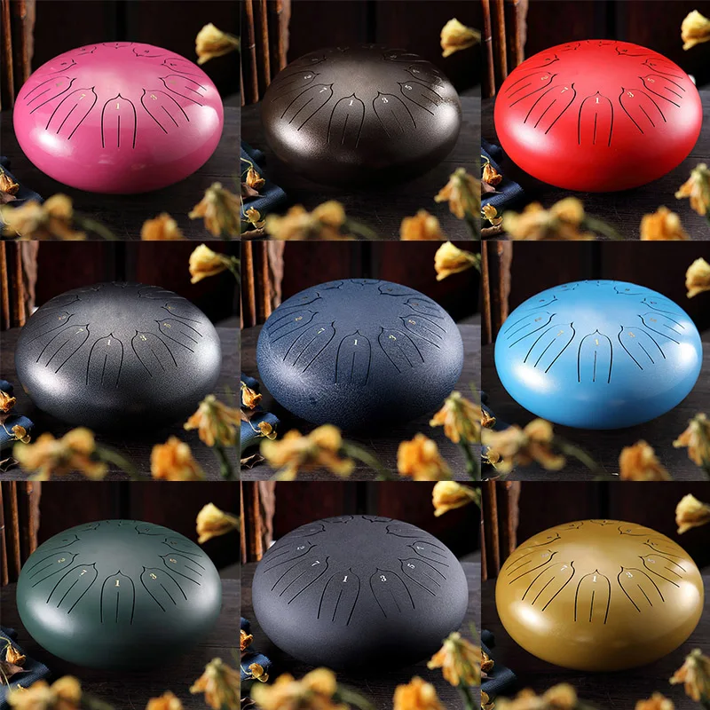 6in 8 тон Сталь язык барабан C Ключ ударный инструмент Handpan барабана с молотки