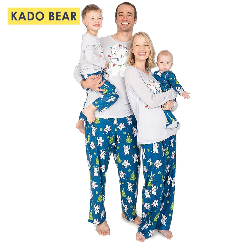Семейный образ новый год соответствие стандартам пижама для маленьких мальчиков