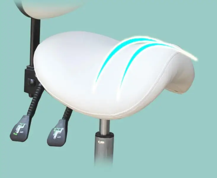 Эргономичное вращающееся Зубное кресло седло стул для доктора регулируемая