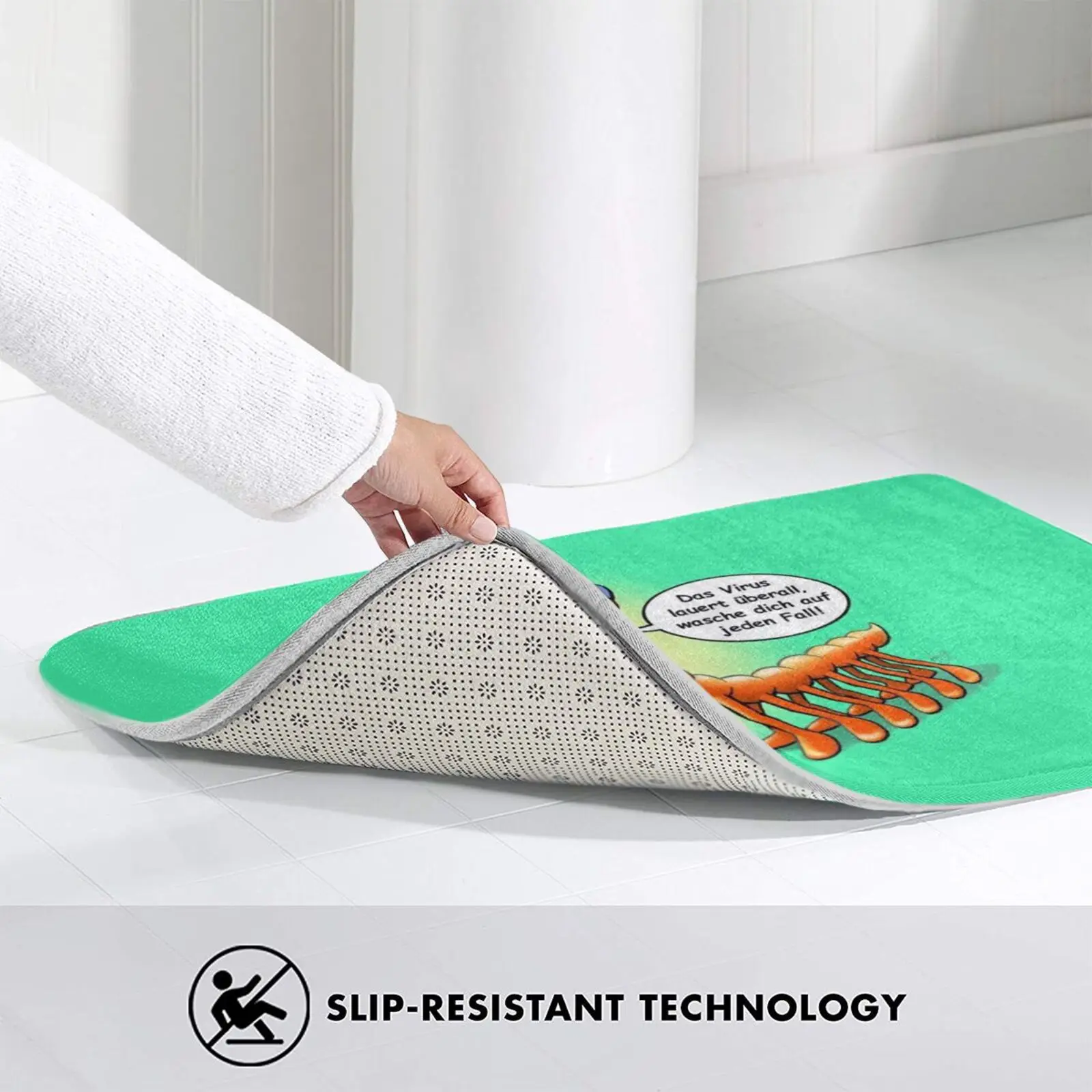 Коврик влагопоглощающий нескользящий дверной коврик The Is Anywhere Забавный