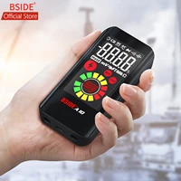 bside digital multimeter with color lcd rechargeable pocket smart voltmeter capacitor diode ohm hertz duty cycle voltage tester