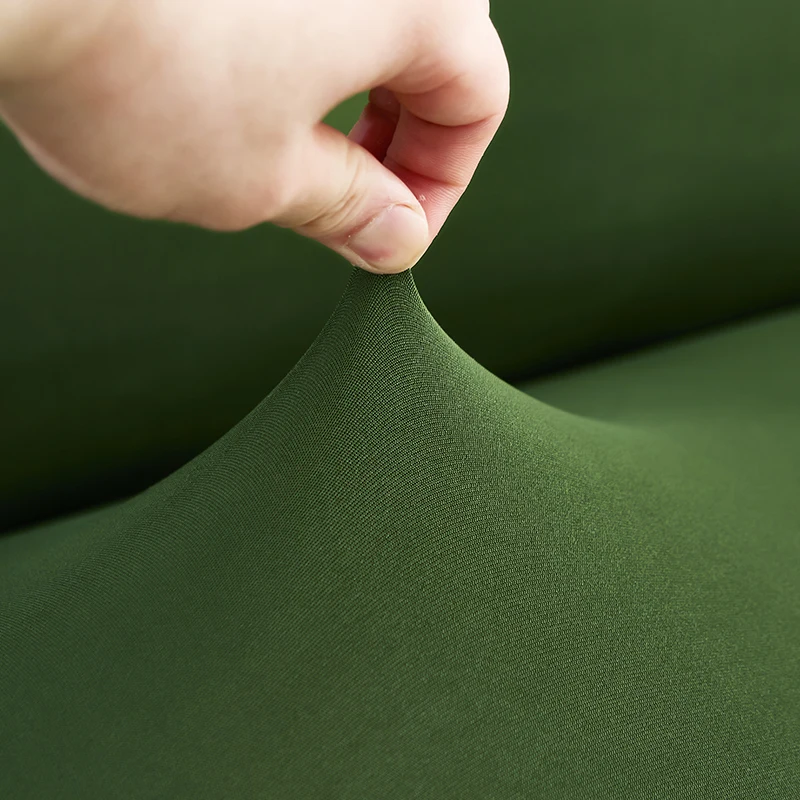 Диван покрывало откидное темно зеленый современное сидение чехлов стрейч чехол