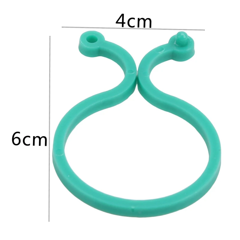 

20/50/100 PCS Garden Plant Holder Trellis Clips For Vine Vegetable New Tomato Growing Upright Garden Plant Stand Tool