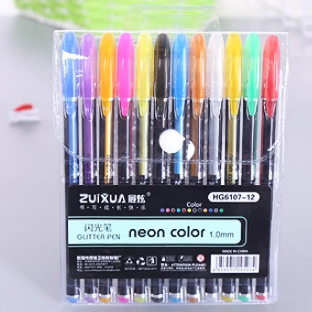 Лидер продаж 2020 года набор блестящих гелевых ручек маркеры для рисования