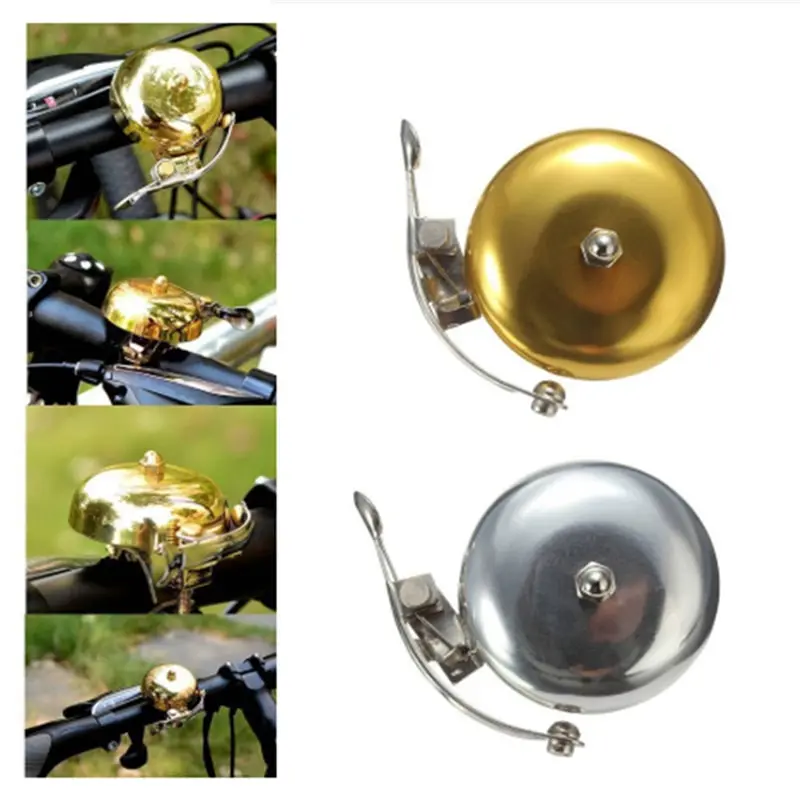 

Vintage Classic Bicycle Bell Ring Cycling Bike Brass Retro Upgrades Cycling Bike Warning Horn Loud Gold Silver Bicycle Accessory