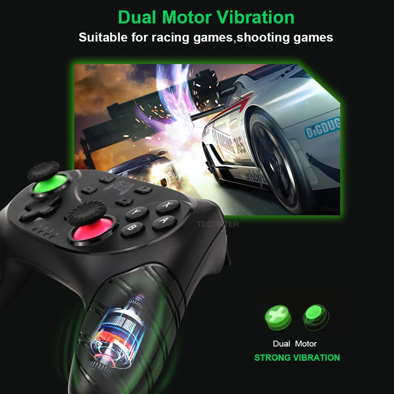 Игровой контроллер держатель для Nintendo Switch с 6 осевым Беспроводной Bluetooth геймпад