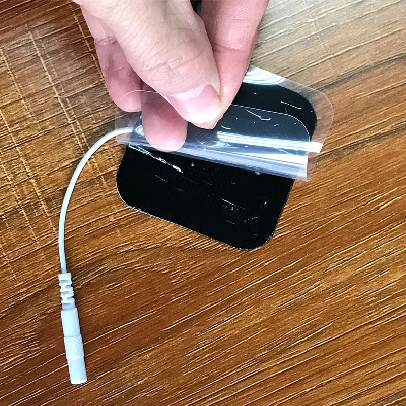 10 шт. многоразовые электродными пластинами для Тенс EMS блок с 2 мм разъем массаж