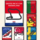Формула 1 Гран-при Монако гоночный трек схема F1 трек автомобиль плакат картины на холсте Настенная картина гостиная домашний декор